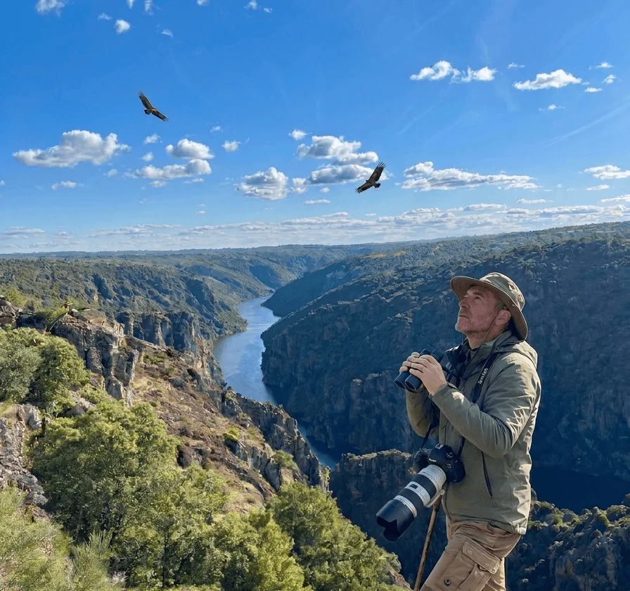 Observación de aves rapaces en Arribes del Duero